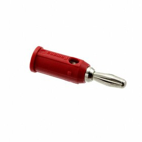 1809-2, Test Plugs &amp; Test Jacks PIN TIP JACK/BANANA PLUG (RED)