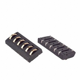 70ADJ-6-ML0, Battery Contacts 6 Position Male SMD