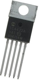 TC4422AVAT, Gate Drivers 9A Sngl MOSFET Drvr