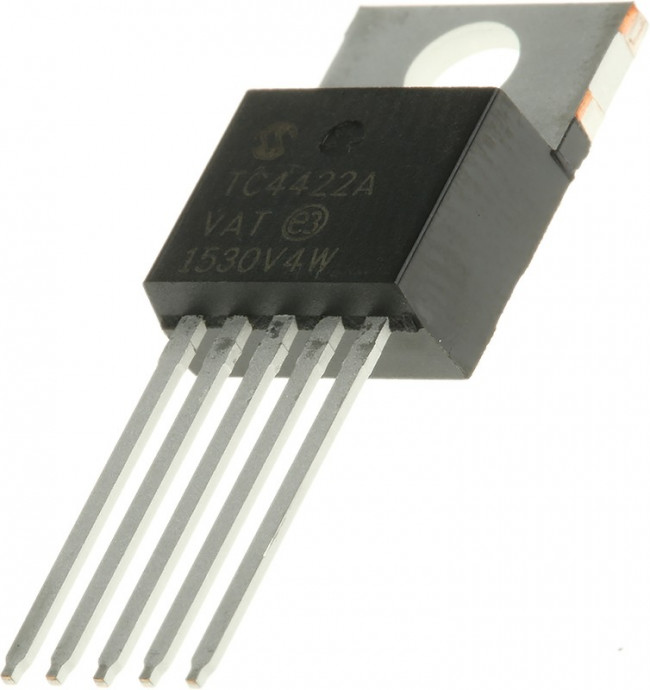 TC4422AVAT, Gate Drivers 9A Sngl MOSFET Drvr