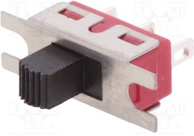 SL19-120, Переключатель: движковый, Пол: 2, SPDT, 3A/250ВAC, 6A/28ВDC, ON-ON