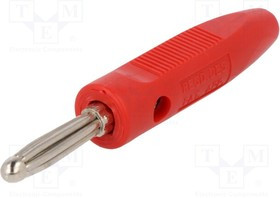 555-0500, Test Plugs &amp; Test Jacks 4MM PLUG RED