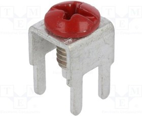 7769-2, Terminals PC SCREW TERMINAL RED M4 VERTICAL