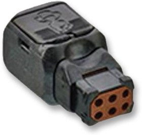 D369-P66-NS1, Прямоугольный разъем, 369, 6 контакт(-ов), Штекер, 2.54 мм, Обжим, 2 ряда