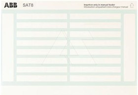 Самоклеющаяся полоса SAT8 для клемм шириной 8-26мм, (лист 160шт.), размер 9х7,8мм, белый