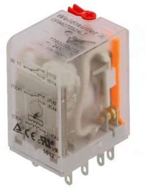 DRM270524LT, Реле: электромагнитное, DPDT, Uобмотки: 24ВAC, 10A/250ВAC, 10А