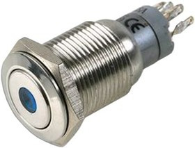 MP0045/1E1BL012, Pushbutton Switches DPCO FLUSH BUTTON