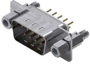 61800929221, D-Sub Connector with Hex Screw, Plug, DE-9, PCB Pins, White 61800929221, D-Sub Connector with Hex Screw, Plug, DE-9, PCB Pins, White