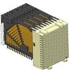 10034475-101LF, AirMax VS®, Backplane Connectors, 5-Pair, 150 -position, 2mm pitch, 10 column, Right Angle Receptacle
