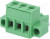 MSTB2.5/3STF5.08, Разъемный клеммник, 5,08мм, Кол-во полюс: 3, прямой, вилка, "мама"