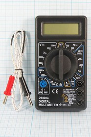 Мультиметр цифровой M830C (DT830C); приб мультиметр\цифр\M830C (DT830C)\черный\DIGITAL