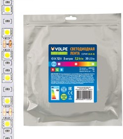 Гибкая светодиодная лента на самоклеящейся основе катушка 5 м UL-00004541