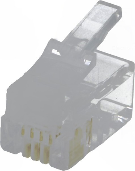 RJ9W, Вилка, RJ9, PIN: 4, Конф: 4p4c, на провод, IDC,обжим