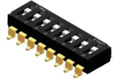 DM-02-V-T/R, DIP Switches / SIP Switches 2 Position, SPST SMD DIP Switch DM-02-V-T/R, DIP Switches / SIP Switches 2 Position, SPST SMD DIP Switch