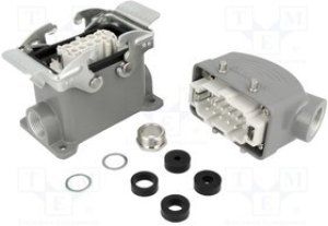MX-93601-0432, Разъем: HDC, контактная вставка, "папа", S-Q2/0, PIN: 3, 2+PE, 40А