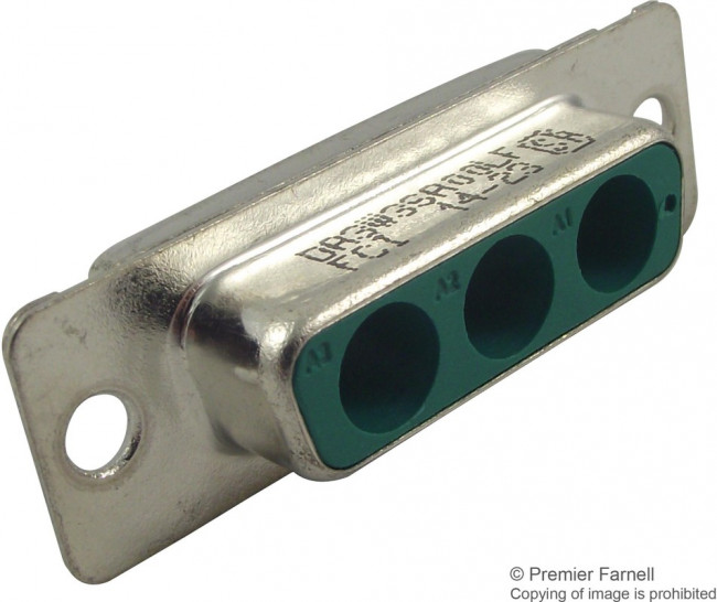 DA3W3SA00LF, D-Sub Mixed Contact Connectors 3W3 SOCKET