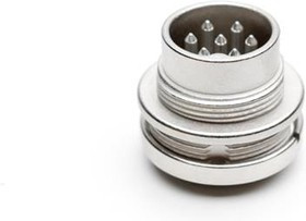 C091 31W007 100 2, Circular DIN Connectors Male recpt 7 Pin; Front MT