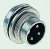 C091 31W007 100 2, Circular DIN Connectors Male recpt 7 Pin; Front MT