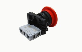 КМЕ5110м (кр.), Выключатель кнопочный красный без фиксации "грибок" OFF-(ON) 10A/660VAC