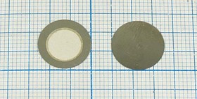 Пьезоэлектрическая диафрагма на никелевой основе диаметром 13мм и толщиной 0.14мм, пб 13,0x0,14\\D\