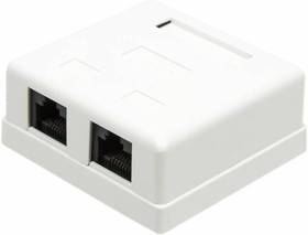 Розетка Lanmaster TWT-SM2-4545-WHRJ45 кат.5E (упак.:1шт)