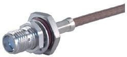 24_SMA-50-2-46/133_NH, Straight Cable Mount, SMA Connector , Bulkhead Fitting, jack, Coaxial