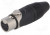 AX5F, XLR Connectors 5 Pole XLR Female Cable Connector Nickel Finish
