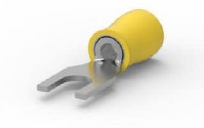 325197, Terminals SPADE 12-10 AWG YEL #8 325197, Terminals SPADE 12-10 AWG YEL #8