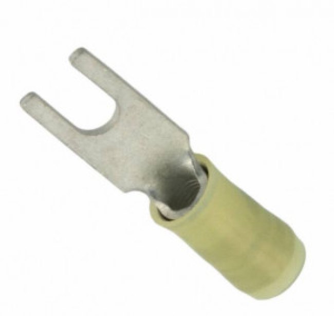 325197, Terminals SPADE 12-10 AWG YEL #8 325197, Terminals SPADE 12-10 AWG YEL #8