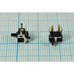 Микропереключатель кнопочный, размер 6.3x 3.7x 9.5, 0.1А, переключение OFF-(ON), размер концевика H9