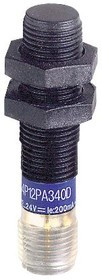 XS4P12NA340D, Индуктивный бесконтактный датчик, цилиндрический, OsiSense XS, M12, 4мм, SPST-NO, 12 - 24В DC