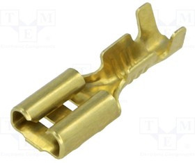 BM01148, Наконечник: плоская, 4,8мм, 0,8мм, "мама", 0,5-1,25мм2, обжим