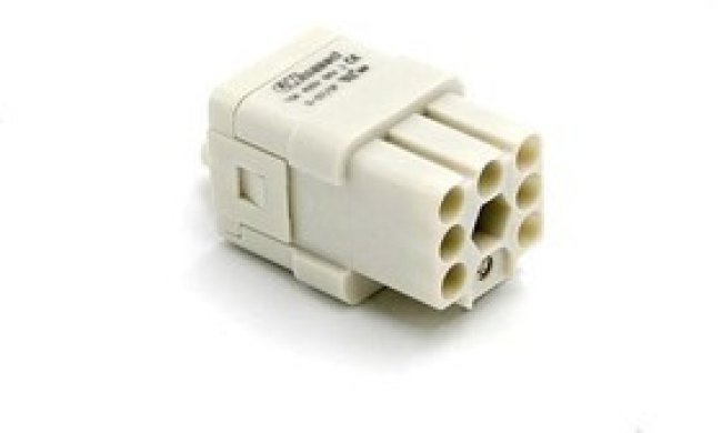 93601-0443, Heavy Duty Power Connectors SQ7/0 10A 7P+PE F INSERT 7607.5802.0
