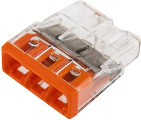 07-5132-05, 2273-203 Экcпресс-клемма, 3-проводная до 2,5 мм², (5 шт/уп)