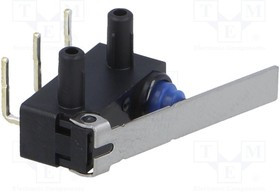 D2HW-BL221DL, Микропереключатель SNAP ACTION; с рычагом; SPDT; 0,1A/125ВAC D2HW-BL221DL, Микропереключатель SNAP ACTION; с рычагом; SPDT; 0,1A/125ВAC