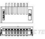 1735360-4, Conn FFC/FPC Connector SKT 4 POS 1mm Solder RA SMD T/R 1735360-4, Conn FFC/FPC Connector SKT 4 POS 1mm Solder RA SMD T/R