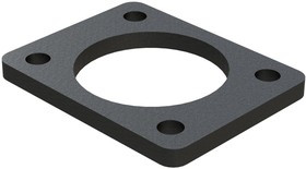 AT3P-L012-GKT, GASKET, BLACK, 3POS, RECEPTACLE AT3P-L012-GKT, GASKET, BLACK, 3POS, RECEPTACLE