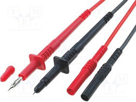 CIH2056, Комплект измерительных проводов, Iном: 10А, Дл: 1,35м
