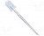 NTE30139, LED; 5mm; white cold; 40000mcd; 6°; Front: convex; 2.8?3.2V; 9500K