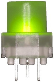 D6R50 F1 LFS, PB KEYBOARD SW, SPST, 0.1A, 32VDC, GREEN