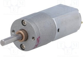 POLOLU-3492, Двигатель: DC, с редуктором, 12ВDC, 1,6А, Ось: D профиль, 156: 1