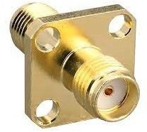 ADP-SMAF-SMAF-F-G, Straight Coaxial Adapter SMA Socket to SMA Socket 0 18GHz