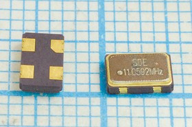 Кварцевый генератор 11.0592МГц 3.3В,HCMOS/TTL в корпусе SMD 5x3.2мм гк 11059,2 \\SMD05032C4\T/ CM\3,