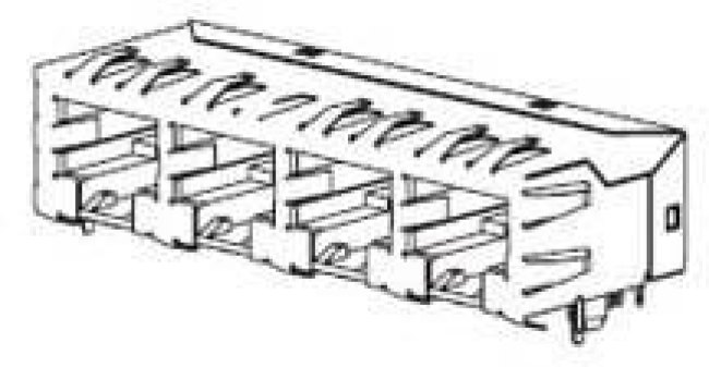 44150-0005, Modular Connectors / Ethernet Connectors 8/8 2 PORT MOD JACK R/A LO PRO 44150-0005, Modular Connectors / Ethernet Connectors 8/8 2 PORT MOD JACK R/A LO PRO