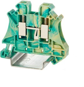 TUR-6-PE, Клемма заземления , винтовой зажим, 2 точки подключения, 6 кв.мм