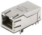 74990111215, Modular Connectors / Ethernet Connectors WE-RJ45 LAN XFMR THT 1x1 THT Tab Down 74990111215, Modular Connectors / Ethernet Connectors WE-RJ45 LAN XFMR THT 1x1 THT Tab Down