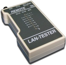 TWT-TST-200, Тестер для витой пары RJ-45 телефонного RJ-12 RJ-11 коаксиального кабеля BNC TST-200