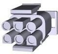 794816-2, Pin &amp; Socket Connectors 06P UMNL PLUG GWI-V2