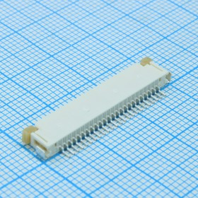 522072460, Соединитель FPC 24 контакта шаг 1мм угловой SMD лента на катушке