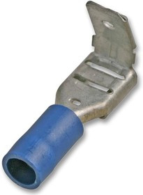 STPBDD2-250, Piggy Back Crimp Terminals Blue 16A 6.3mm, 100 Pack
